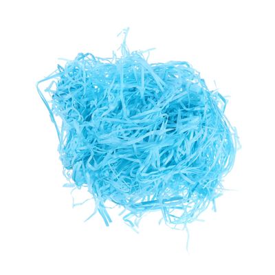FRCOLOR 5packs Creative Shredded Paper Filament for Gift Box Filling of Light Blue Raffia Grass for Party Supplies Birthdays Weddings and Holidays