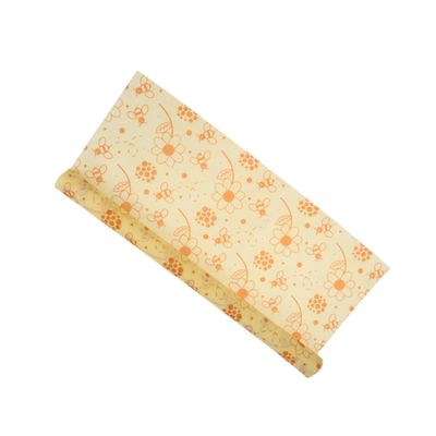 minkissy Reusable Beeswax Food Wrap Organic Cotton Preservation Vegan Alternative for Restaurant