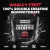 Gains in Bulk Instantized Creatine Monohydrate for Women and Men, Soluble Pre Workout Powder, Supports Muscle Building, Strength and Performance, Bodybuilding Supplements, Sour Raspberry, 30 Servings view 2