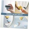 minkissy 3pcs Practical Window Squeegee Cleaning Brush Glass Cleaning Accessory Brush Cleaner Tool for Household Car Windshield view 4