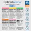 OptimalAmino OTG Stick Packs, 5 Flavor Variety Box (30 Count), 99% Utilized Essential Amino Acid (EAA) Supplement, Increase Muscle Recovery, Vegan/Keto Pre/Post Workout, NSF Certified for Sport view 2