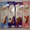 Choceur Milk Chocolate Bars Milk Crme, Cookies N Creme, Raisin & Nut, Strawberry Yogurt Smooth Creamy European Chocolate 7.1oz 200g (Four Packs) view 1