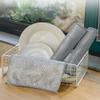 BoAn Multipurpose Wire Dishwashing Rags,Double Layer Metal Wire Dishcloth,Reusable Dish Washing Scrub for Home Kitchen Cooktop Sinks(10PCS) view 2