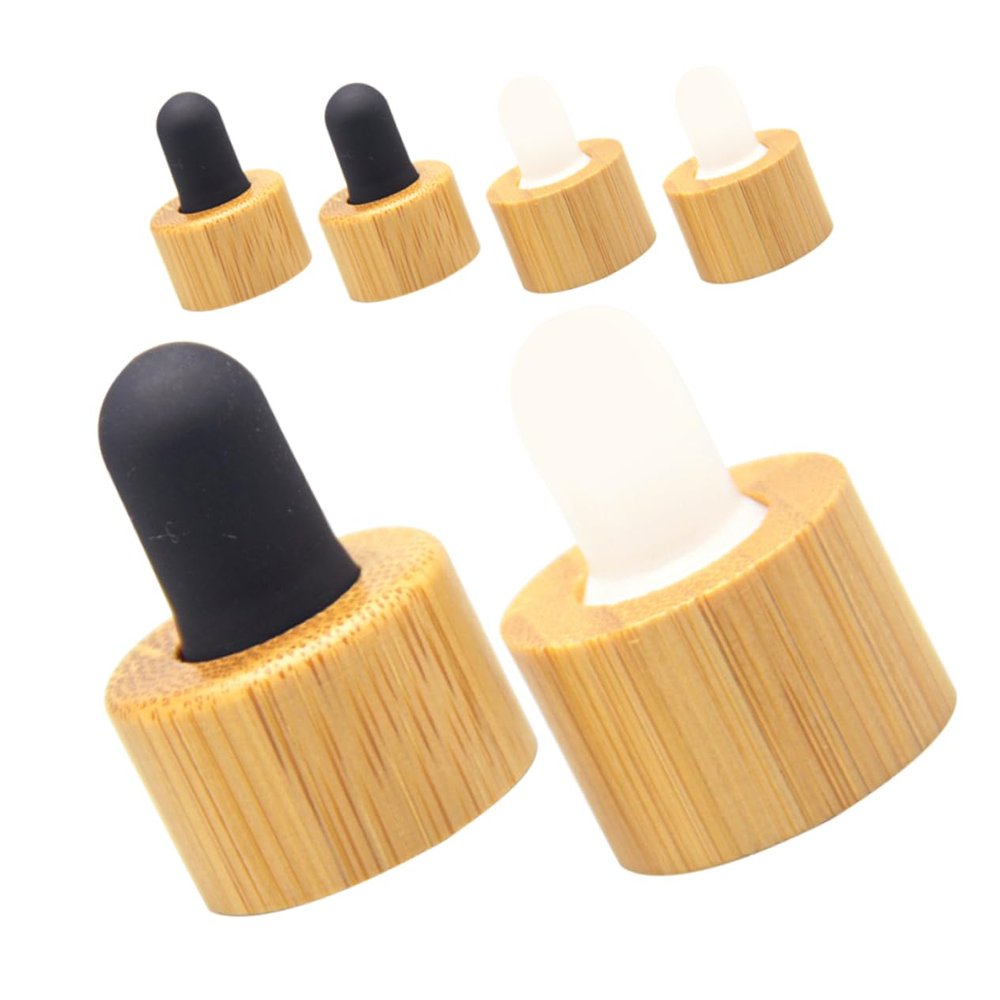 MERRYHAPY 6 Pack Essential Oil Bottle Caps Dropper Covers for Aromatherapy Oil Dispensing Bottle Lids