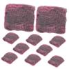 Healvian 10pack Stainless Steel Sponges Heavy Duty Utensil Cleaning Scrubber for Kitchen Bathroom and More for Pots Pans and Grills Made of Steel Wool view 1