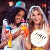 Baluue 24pcs Dancer Straws for Bachelorette Party Decorations Disposable Drinking Straws Stripes for Themed Parties and Celebrations view 4