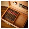 Cigar Humidor Cigar Cabinet Large Capacity Portable Cigar Cabinet Domestic Moisturizing Parquet Domestic Mellow view 4