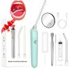 Electronic Tonsil Stone Remover Vacuum, Tonsil Stone Removal Kit with 3 Suction Modes, Include Oral lamp, Oral Irrigator, 5X Magnifying Mirror, Instant Suction Tonsil Stone Removal Tool (Green) view 1