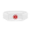 BAIYI HOPE Personalized Diabetes Medical Alert ID Bracelet, Custom Engraving Silicone & Stainless Steel Diabetic Medical Identification Bracelets Jewelry view 1