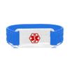 BAIYI HOPE Medical Alert Bracelet Personalized Silicone Sport Medic Emergency ID Wristbands Free Engraving Stainless Steel Medical Health Alert Bracelet for Women and Men view 1
