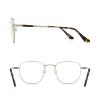 RB.Pilot Classic Square Polygon Reading Glasses for Men Women Light Blocking Computer Readers Spring Hinge Metal Frame view 3