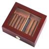 Cigar Humidor Black Red Cedar Wooden view 1