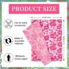 100 Sheets 20 * 14 Inches Hawaiian Tissue Paper for Gift Bags Pink Hibiscus Printed Tissue Paper for Gift Wrapping for Tropical Themed Bridal Shower Party Birthday Party Summer Holidays DIY Craft view 2