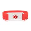 BAIYI HOPE Personalized Medical Alert ID Bracelet Free Engraving Blood Disorder Silicone Wristband Medic Emergency Identification Bracelets for Women & Men view 1