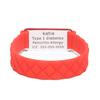 BAIYI HOPE Personalized Medical Alert ID Bracelet Free Engraving Blood Disorder Silicone Wristband Medic Emergency Identification Bracelets for Women & Men view 2
