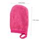 Mikinona 3pcs Facial Cleansing Mitts Makeup Powder Puff Gentle Makeup Removal Gloves for Face Thick Cleaning Pads Soft Washable view 3