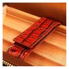 Cigar Humidor Cigar ash Tray Cigar Case Travel Genuine Leather Humidor, Cedar Wood Lined with Humidifier and Removable Trays, Light Weight view 4