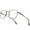 RB.Pilot Classic Square Polygon Reading Glasses for Men Women Light Blocking Computer Readers Spring Hinge Metal Frame view 1