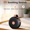 Portable Sound Machine Mini White Noise Machine Baby Shushing Brown Noise Machine with 30 Soothing Sounds for Kids Adults Dogs Auto-Off Timer 32 Volume Levels Sleep Machine for Home Office Privacy view 2