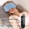 Aroma Season Heated Eye Mask, Warm Eye Compress for Dry Eyes, Moist Heat Therapy for Blepharitis, Dark Circle, Chalazion, Puffy Eyes (Blue) view 3