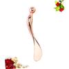 TOVINANNA Zinc Alloy Eye Spoon for Skincare Spa Tool for Dark Removal Facial Spa Beauty Tool Metal Makeup Spoon view 2