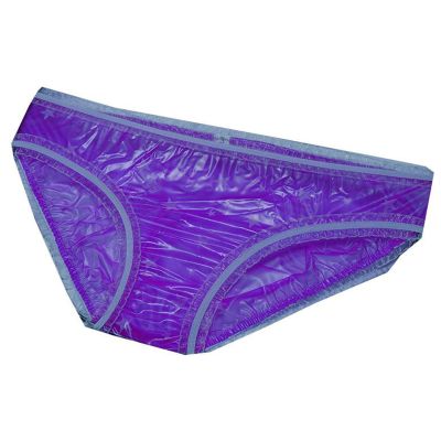 TAPIVA Adult Incontinence PVC Diaper Cover, Plastic Pants - Pull-On Plastic Pants Lace Low Rise Briefs, Reusable Diaper Pants, Suitable for Adult Men and Women Diaper Pads, 2X-Large