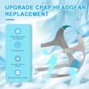 Babyfond Headgear for F20 with Clips, Comfortable Cpap Headgear Strap for AirFit F20 / AirTouch F20, Adjustable Headgear for F20 CPAP Mask, Unisex F20 Headgear Head Strap with Magnetic Clips view 3
