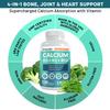 4-in-1 Calcium 1200 mg with Vitamin D3 Supplements for Women and Men - Calcium Extra Strength with Vitamin D3 K2 5000 IU Supplement,1200 mg per Serving -Free - Vegan-Friendly (120 Count) (Pack of 1) view 3