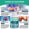 4-in-1 Calcium 1200 mg with Vitamin D3 Supplements for Women and Men - Calcium Extra Strength with Vitamin D3 K2 5000 IU Supplement,1200 mg per Serving -Free - Vegan-Friendly (120 Count) (Pack of 1) view 4