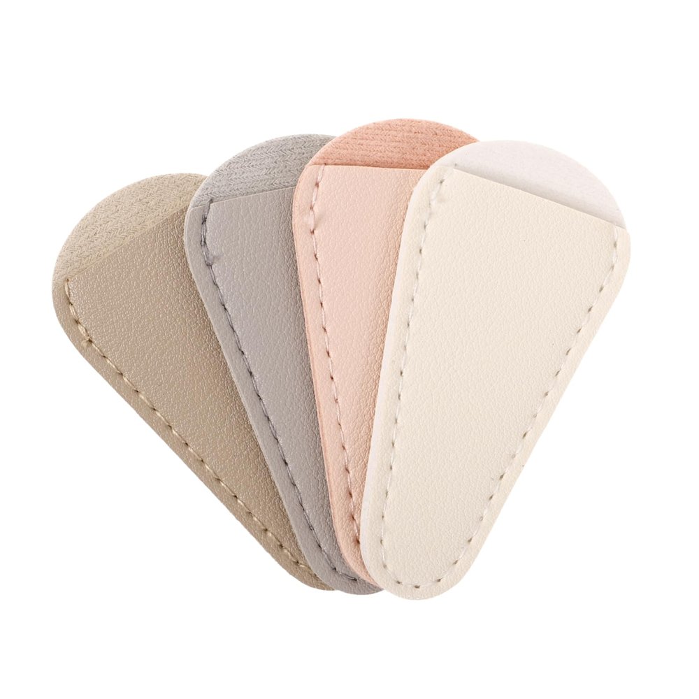 4pcs Cuticle Scissor Covers Protective PU Leather Tool Storage