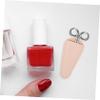 4pcs Cuticle Scissor Covers Protective PU Leather Tool Storage view 4