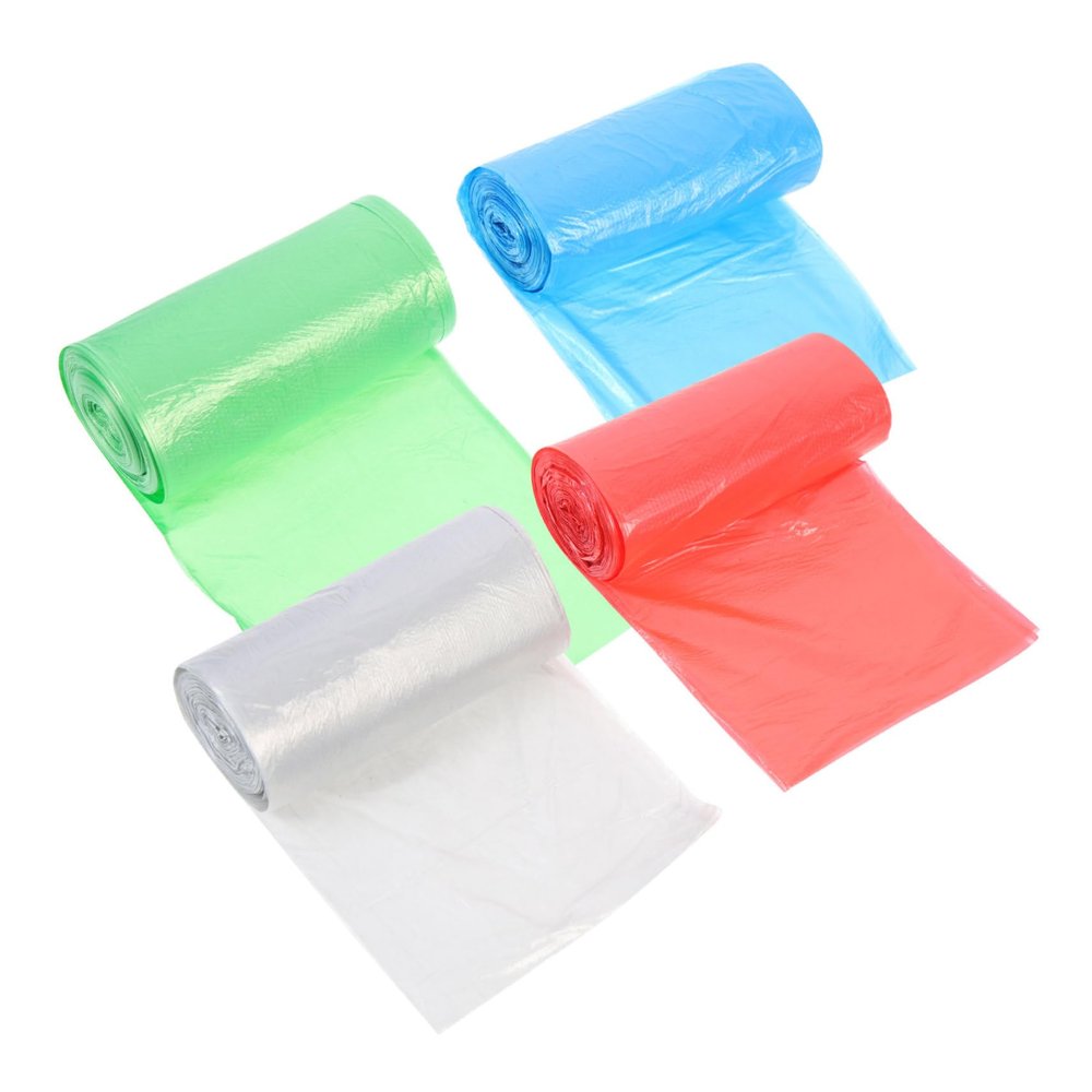 FOMIYES 4rolls Thickened Kitchen Garbage Bags Bathroom Clean Bags Trash Home Hotel Rubbish Carriers Abs Material