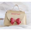 10 Pack PU Leather Bowknot Gift Boxes 5 x3.5 inches Reusable Candy Gift Favor Boxes with Bow Mini Bowknot Handbag Purse Gift Bags with Handles for Wedding Baby Shower Birthday Christmas Party Favor Bag(Gold) view 1