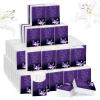 100 Packs Memorial Facial Tissues Those We Love Don't Go Away Inspirational Poem Pocket Tissues 3 Ply Napkins Packs Funerals Wedding Supplies for Family Relatives Guests, 700 Sheets(Purple) view 1