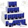 100 Packs Memorial Facial Tissues Those We Love Don't Go Away Inspirational Poem Pocket Tissues 3 Ply Napkins Packs Funerals Wedding Supplies for Family Relatives Guests, 700 Sheets(Blue) view 1
