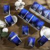 100 Packs Memorial Facial Tissues Those We Love Don't Go Away Inspirational Poem Pocket Tissues 3 Ply Napkins Packs Funerals Wedding Supplies for Family Relatives Guests, 700 Sheets(Blue) view 4