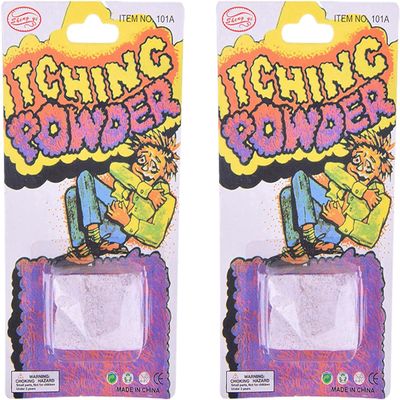 2Pcs Purple Funny Itching Powder Safe Broken Glass Itching Powder Helpful Feminine Powders Feminine Care