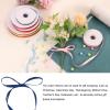 Rebower 1/4 Inch 50 Yard Satin Ribbon Thick Double Face Grosgrain Silk Ribbon, [for Gift Wrapping, Hair Bows, Wedding, Cake, Flower] - Navy Blue view 3