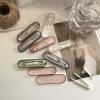 Portable Contact Lens Stick Tool Case Set, Contact Lenses Remover and Insertion Tool (Inserter/Remover+Tweezer with Soft Tip), (Clear Pink) view 2