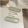 Portable Contact Lens Stick Tool Case Set, Contact Lenses Remover and Insertion Tool (Inserter/Remover+Tweezer with Soft Tip), (Clear Green) view 4