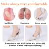 10 Pairs Heel Pads for Shoes, Heel Inserts Heel Grips for Womens Men Shoes Too Big, Foot Pain High Heel Comfort Shoe Filler, Anti Slip Shoe Filler Make Shoes Fit Tighter view 2