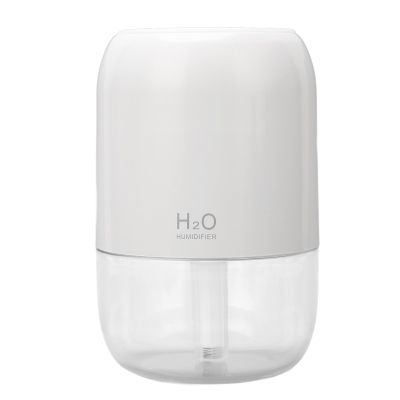 200ml Therapy Diffuser Diffuser Therapy Machine Mist Humidifier with 7 Colorful Ambient Lights for Household Bedroom Car Desktop White