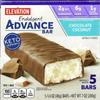NineLife Basics Elevation Advance Chocolate Coconut Bars Keto Friendly (Simplycomplete 5 Pack Per Box) Real Cocoa - Chocolatey & Soft Chewy Drizzling - 2 Net Carbs, Full Size view 1