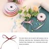 Rebower 1/8 Inch 500 Yard Satin Ribbon Thick Double Face Grosgrain Silk Ribbon, [for Gift Wrapping, Hair Bows, Wedding, Cake, Flower] - Burgundy Red view 3
