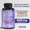 27-in-1 Hair Skin and Nails Vitamins (6810mg) with Biotin 10000mcg - Collagen Supplements for Men and Women - Keratin Supplements with Probiotics and Saw Palmetto, 90ct view 2