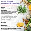 27-in-1 Hair Skin and Nails Vitamins (6810mg) with Biotin 10000mcg - Collagen Supplements for Men and Women - Keratin Supplements with Probiotics and Saw Palmetto, 90ct view 3