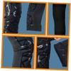 FRCOLOR Elastic Knee Sleeve for Sports Compression Knee Cover for Running Cycling Climbing Reusable Breathable Design view 4