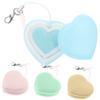 FOMIYES 4pcs Heart-Shaped Macaron Screen Cleaner Gentle Lens for Phones Glasses and Cameras Dust Fingerprint Remover with Cute Hanging Charm Random Colors view 1