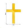 10 PCS Baptism Cake Toppers Cross Cupcake Toppers Mirror Acrylic Cake Topper Baptism Christian Party Cake Decorations view 3