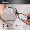 AAwipes Eyeglasses Cleaning Cloth Microfiber Cleaning Cloths 30 Pack for Cleaning Glasse (6"x7", 10 White + 20 Dark Grey V0693) view 2